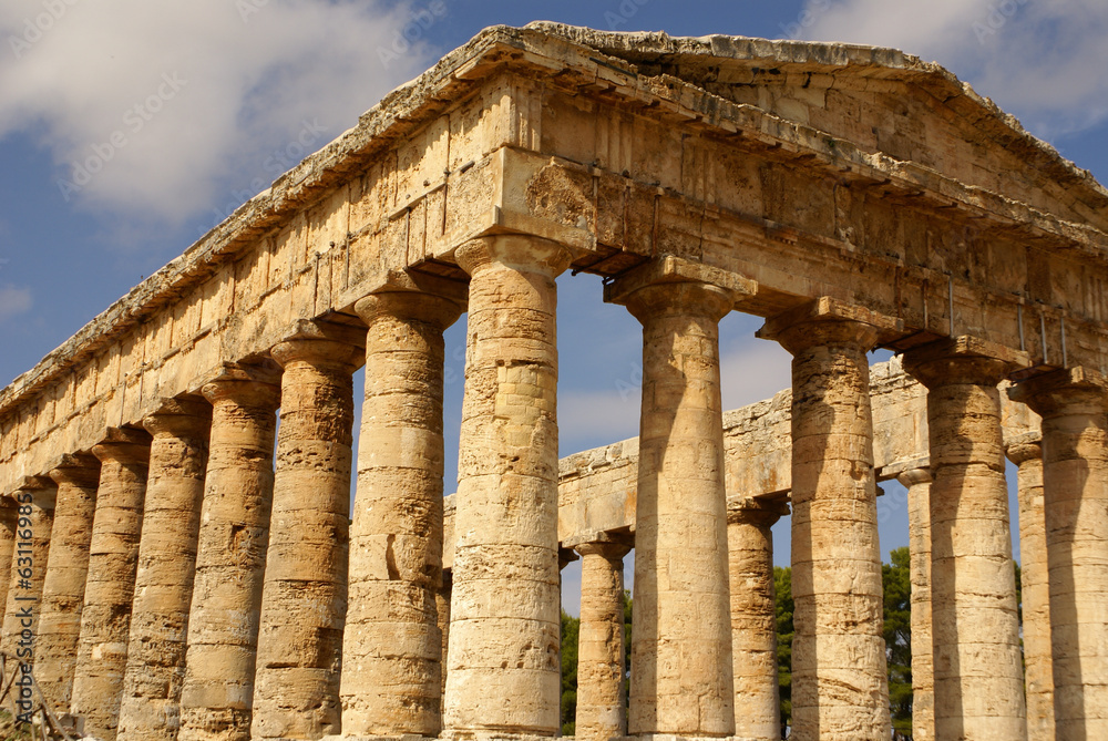 Fototapeta premium greek temple in the ancient city of Segesta, Sicily