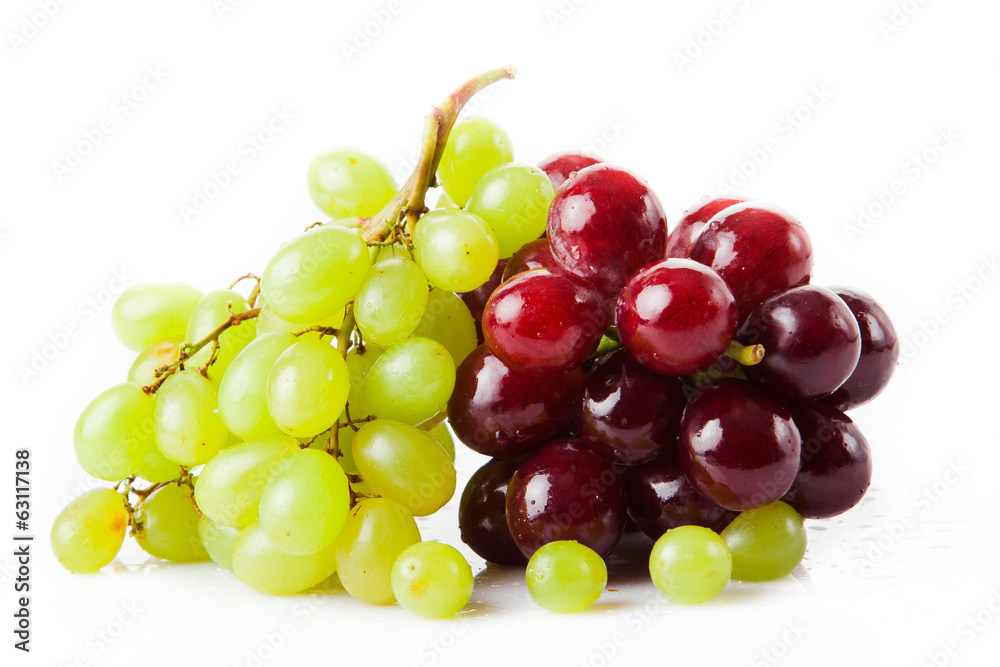 grape isolated on white