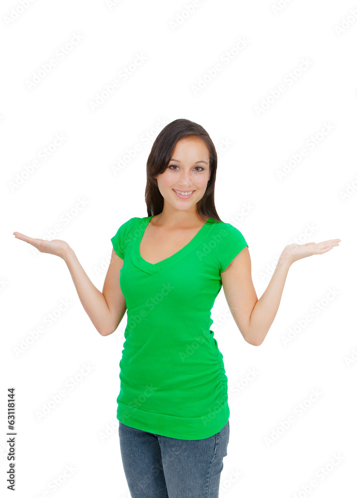 Showing, giving or presenting Showing, giving or presenting