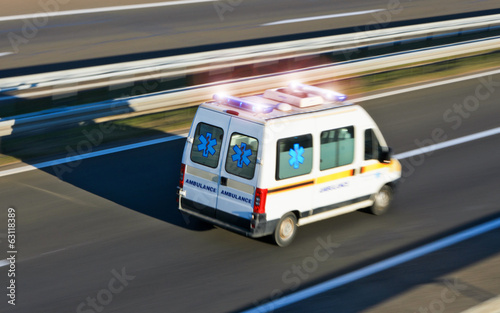 Ambulance van