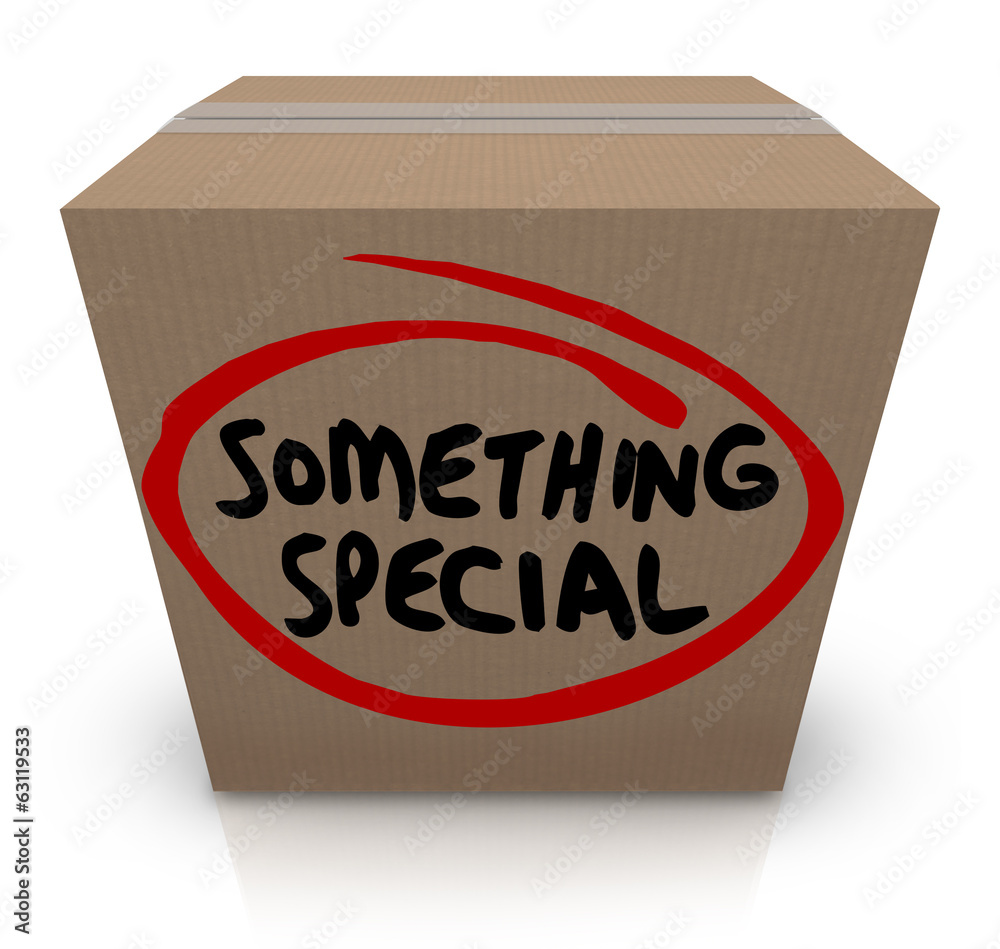 Something Special Cardboard Box Gift Delivery Unique Contents Something Special Cardboard Box Gift Delivery Unique Contents