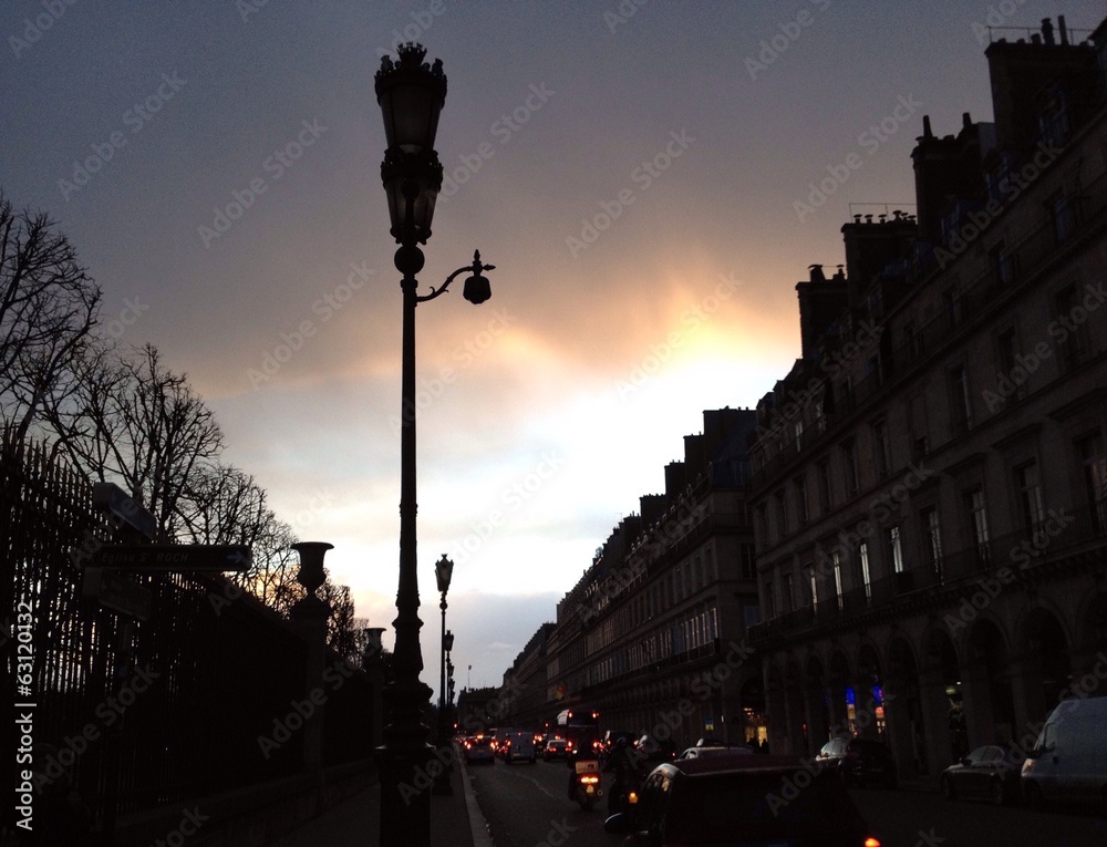 Fototapeta premium evening in Paris