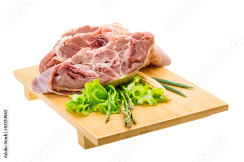 Raw lamb