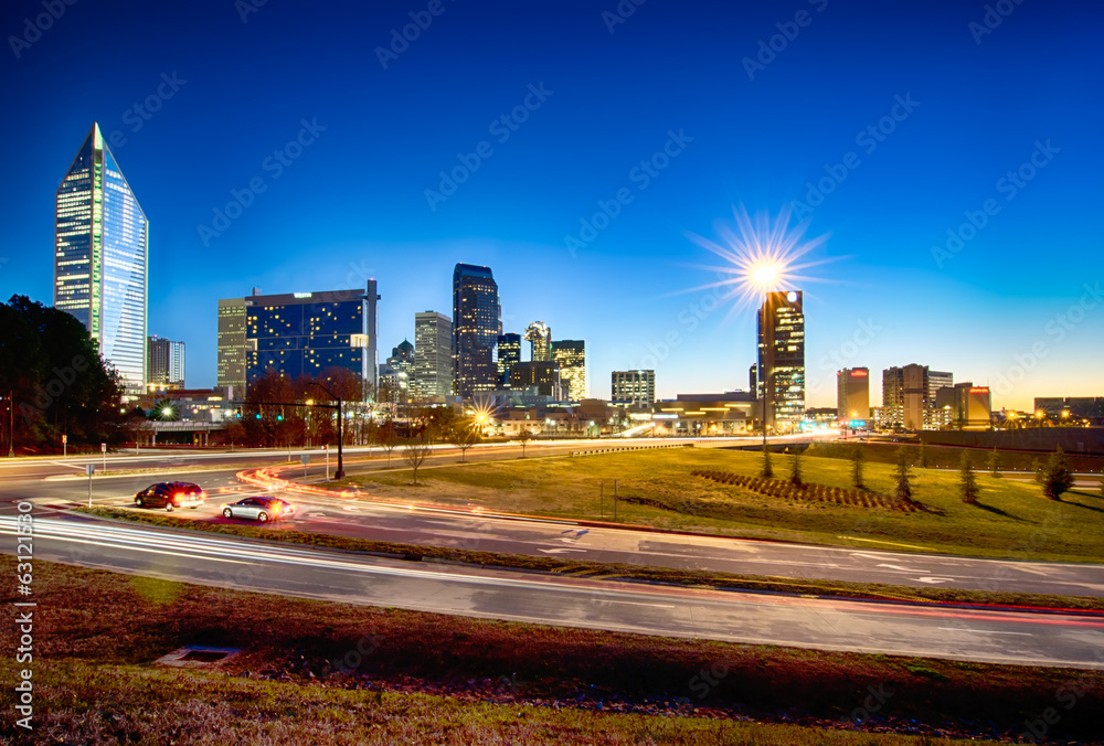 early morning in charlotte nc