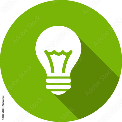 Ecology Flat Icon with shadow. Vector EPS 10.