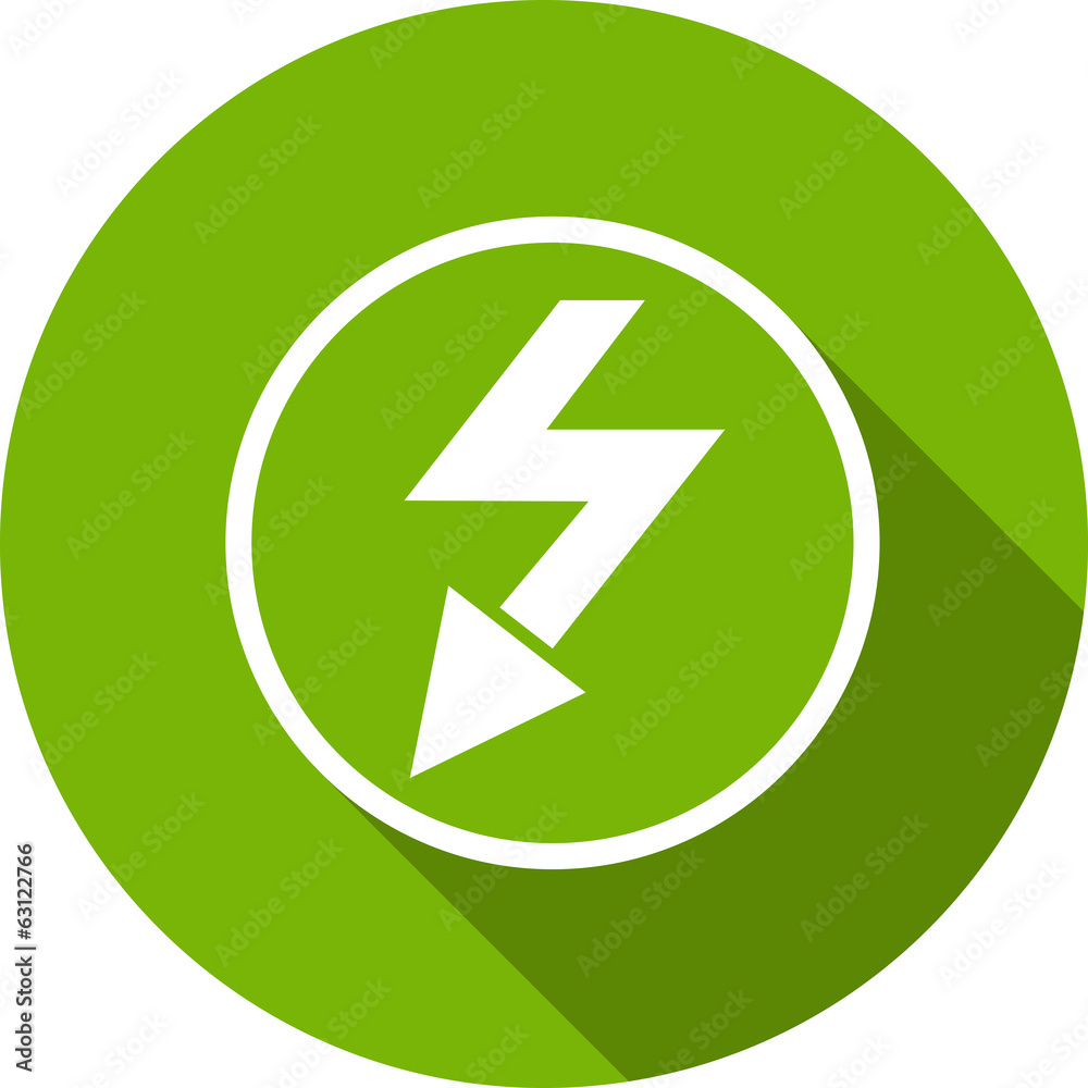 Ecology Flat Icon with shadow. Vector EPS 10. Ecology Flat Icon with shadow. Vector EPS 10.