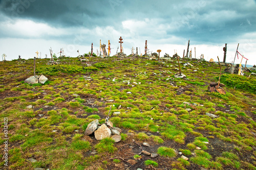 Cemetery on the mountain