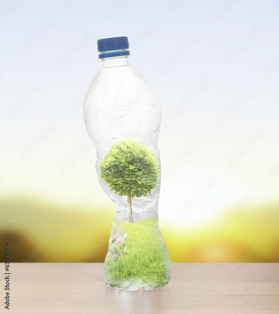 Polycarbonate plastic bottles of mineral recycling Polycarbonate plastic bottles of mineral recycling