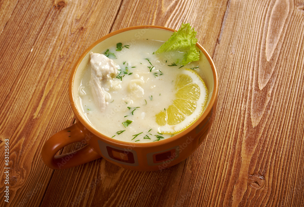 Avgolemono or egg-lemon Avgolemono or egg-lemon