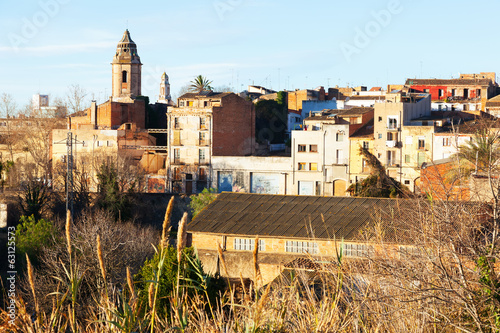 Valls in winter. Tarragona photo