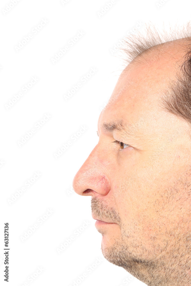 Portrait of a handsom man. Portrait of a handsom man.