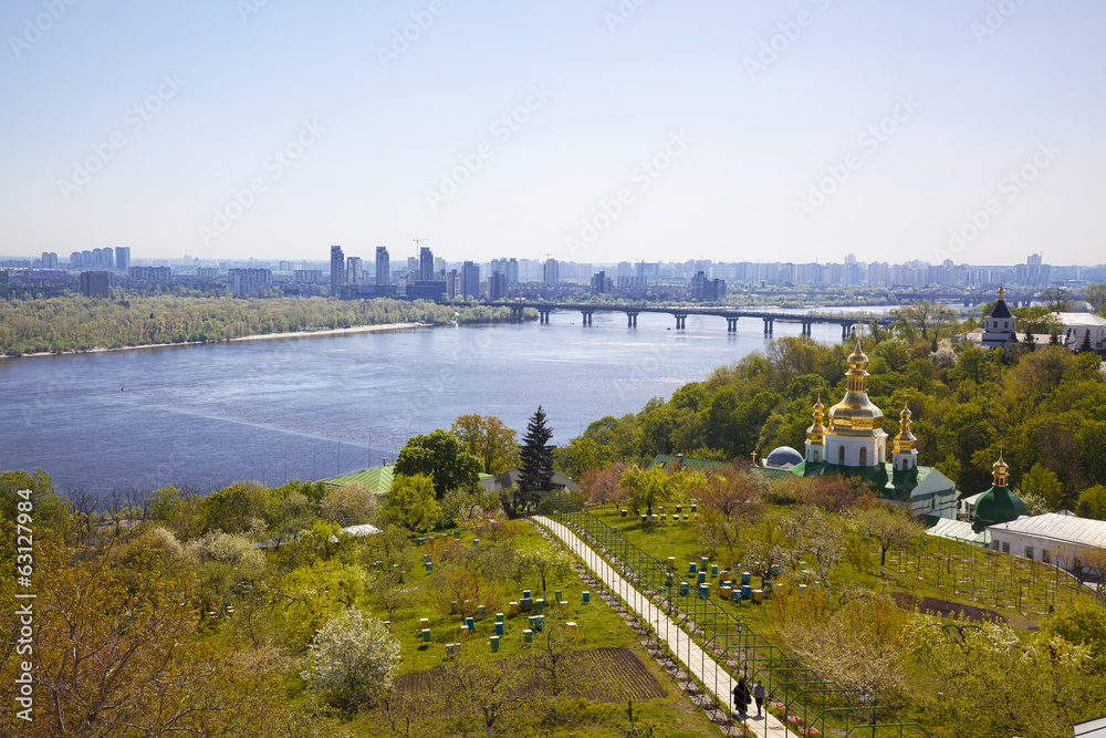 Kiev. Kievo-Pecherskaya Lavra. Panorama
