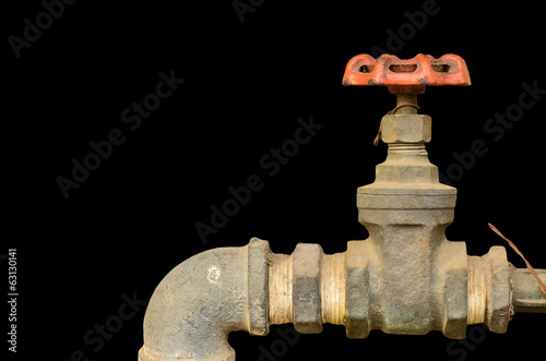 фотографія Old water valve