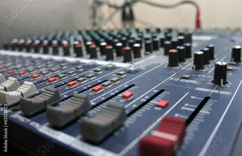Mixer audio on Studio Control - fotolia SONY DSC