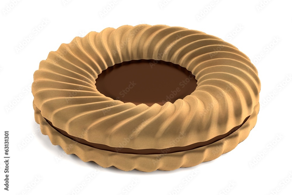 realistic 3d render of biscuit realistic 3d render of biscuit