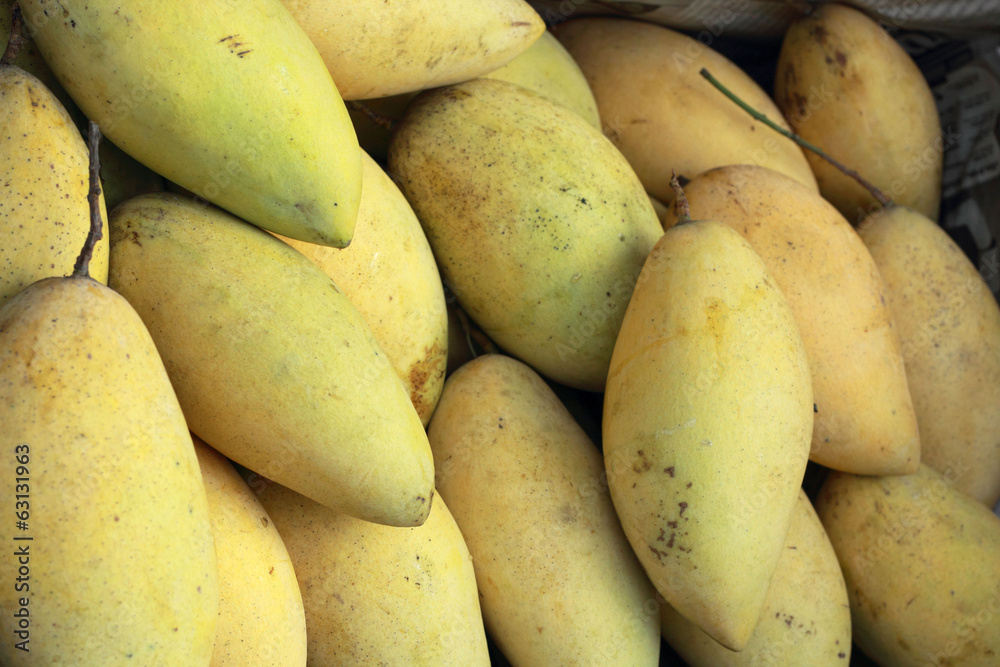 Ripe mango in the market Ripe mango in the market