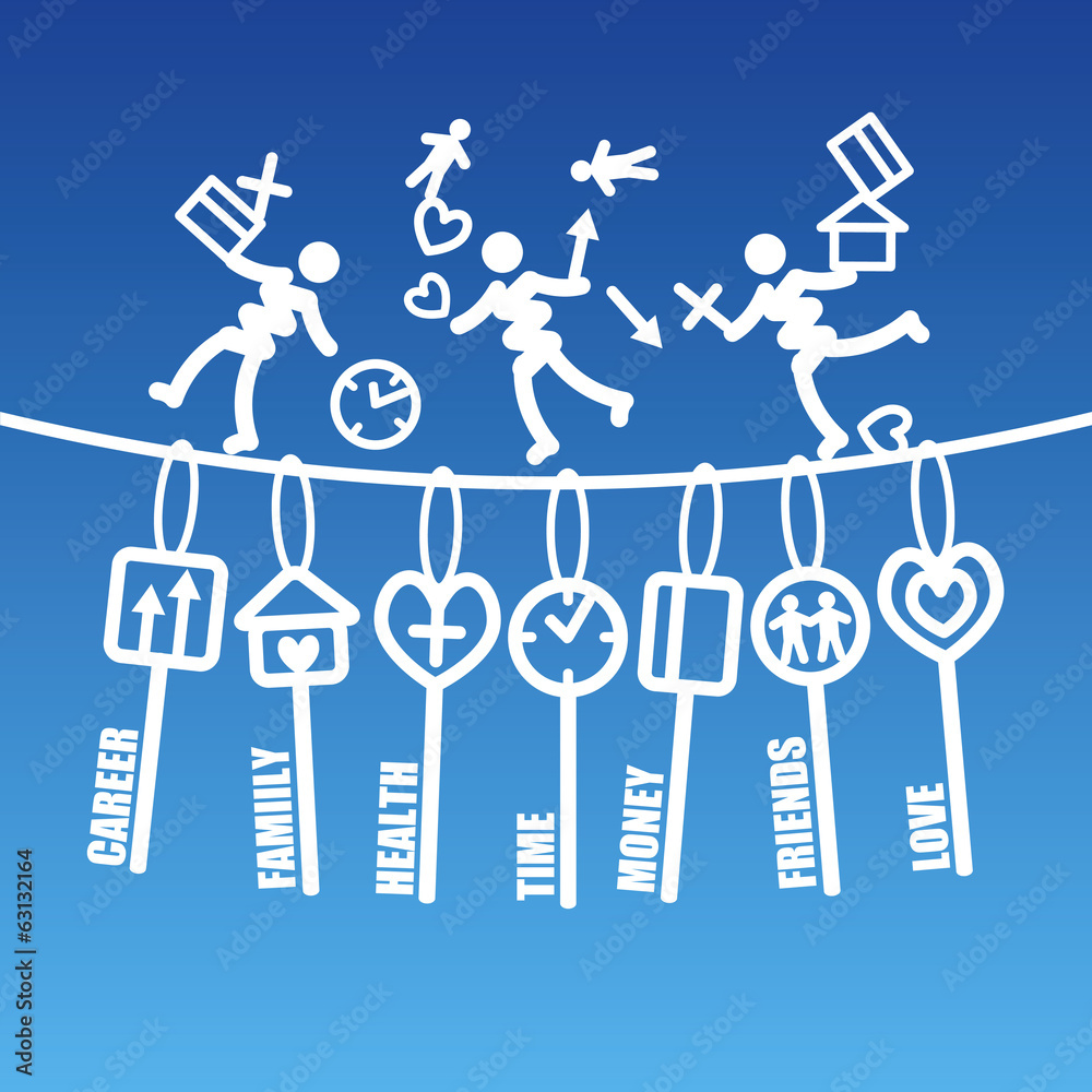 The key to keeping a life balance The key to keeping a life balance