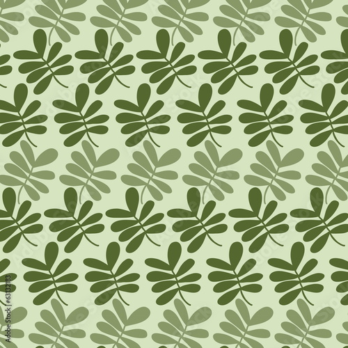 Seamless texture with leaves.Vector pattern