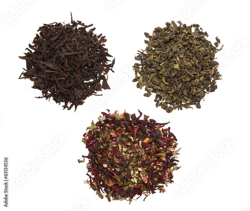 Assortment of dry tea