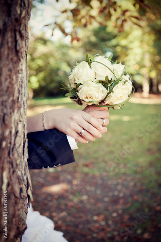 Plakat wedding bouquet