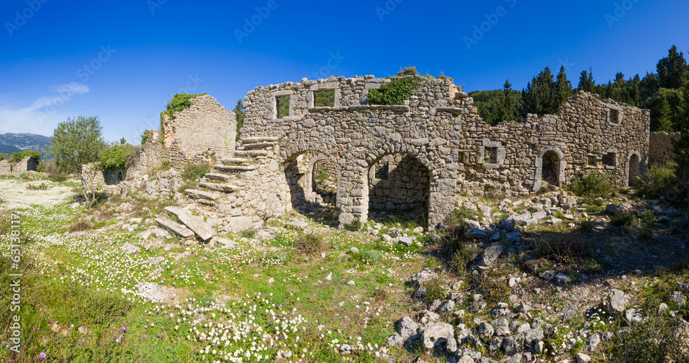 The castle of Lefkada