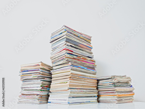 Stacks of Magazines