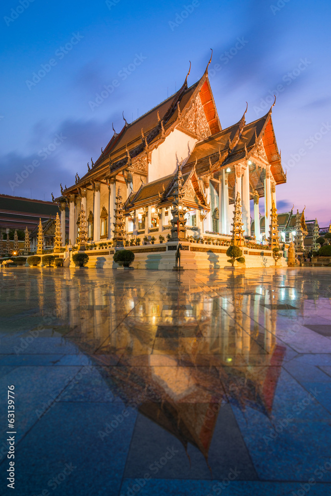 Naklejka premium Wat Suthat in Bangkok