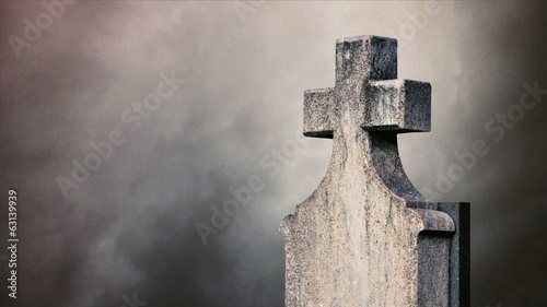 Cross on the cemetery.