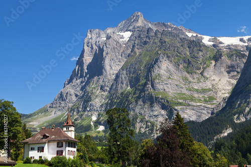 Wetterhorn from Grindelwald photo