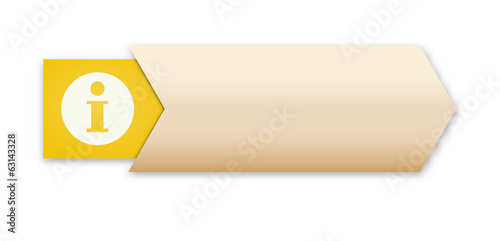 the arrow with info icon