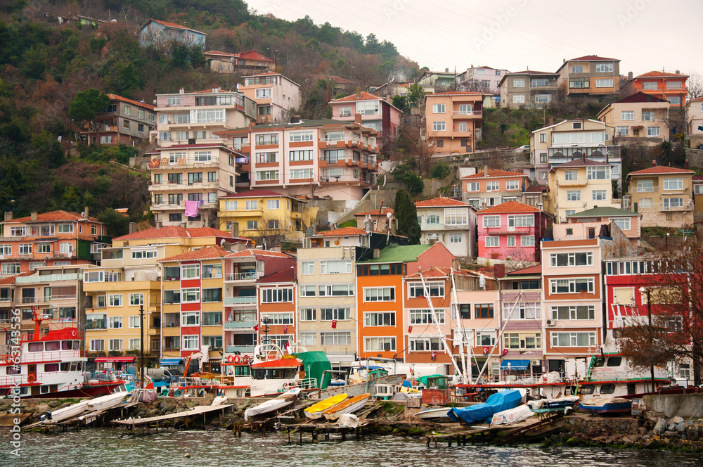 colorful houses