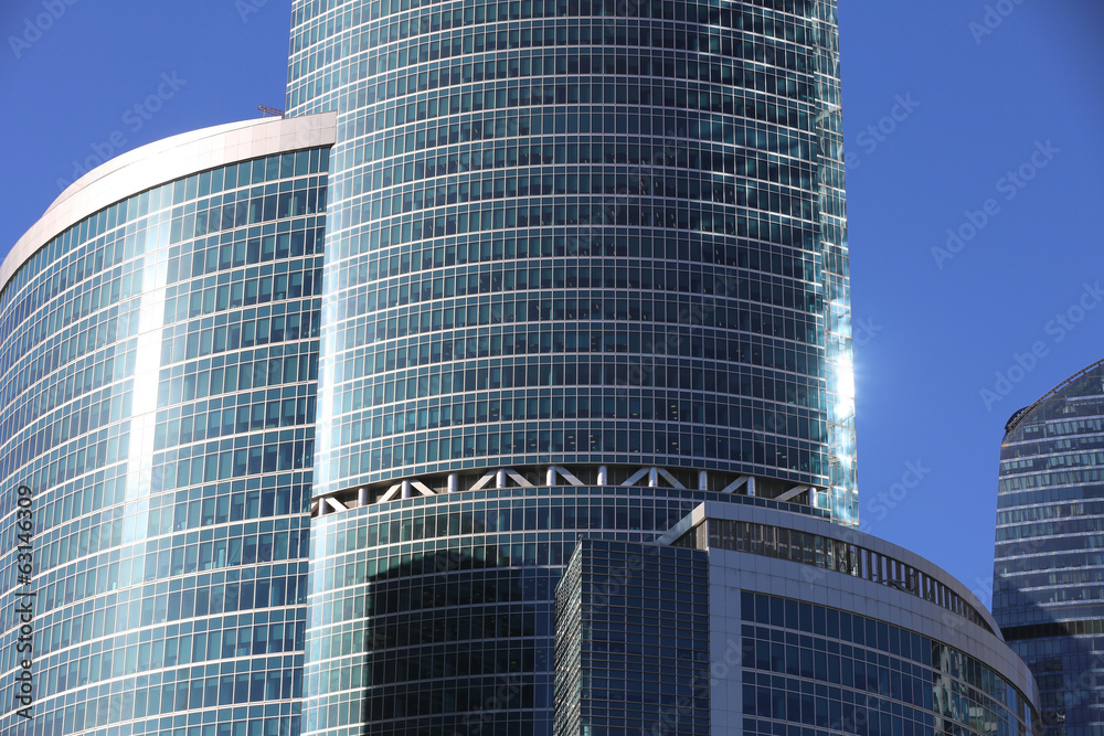 Obraz premium Business offices and trade centers in the business area