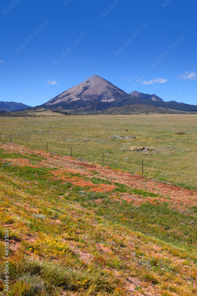 Silver mountain in Colorado