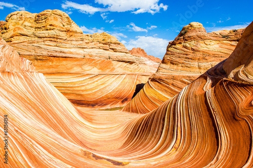 The Wave, rock formation in Arizona photo