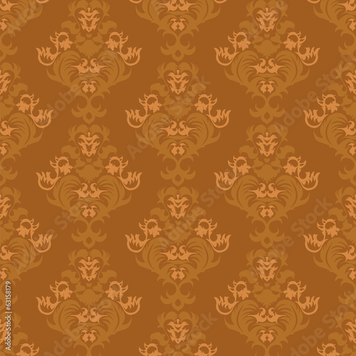 Floral vintage background, pattern