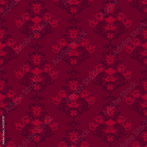 Floral vintage background, pattern
