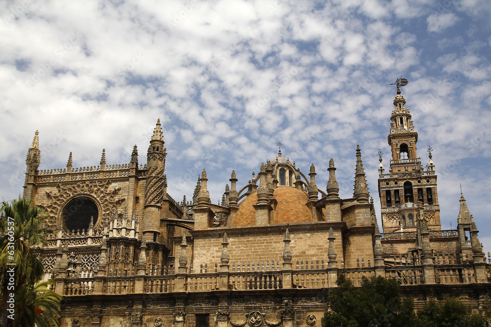 La Giralda, the famous cathedral of Seville