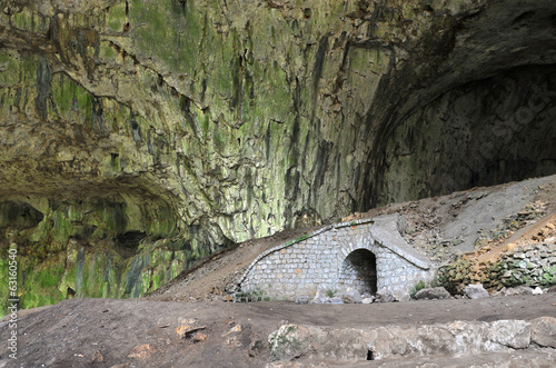 Devetashka Cave Interior in Bulgaria photo