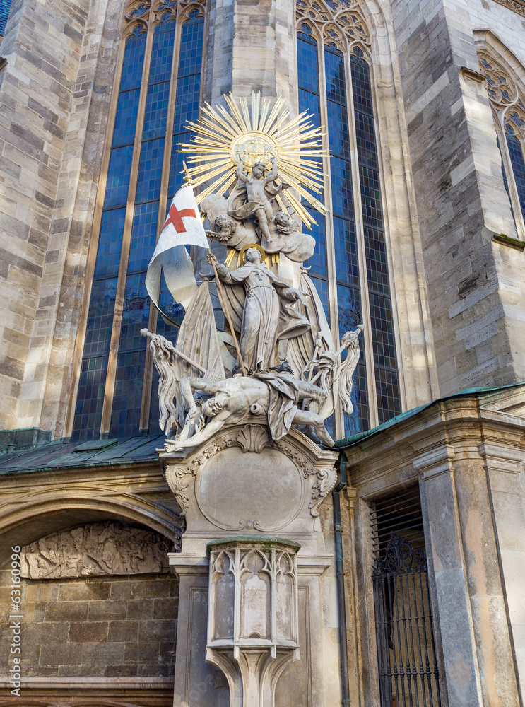 Obraz premium Pulpit of St. John of Capistrano, St. Stephen, Vienna