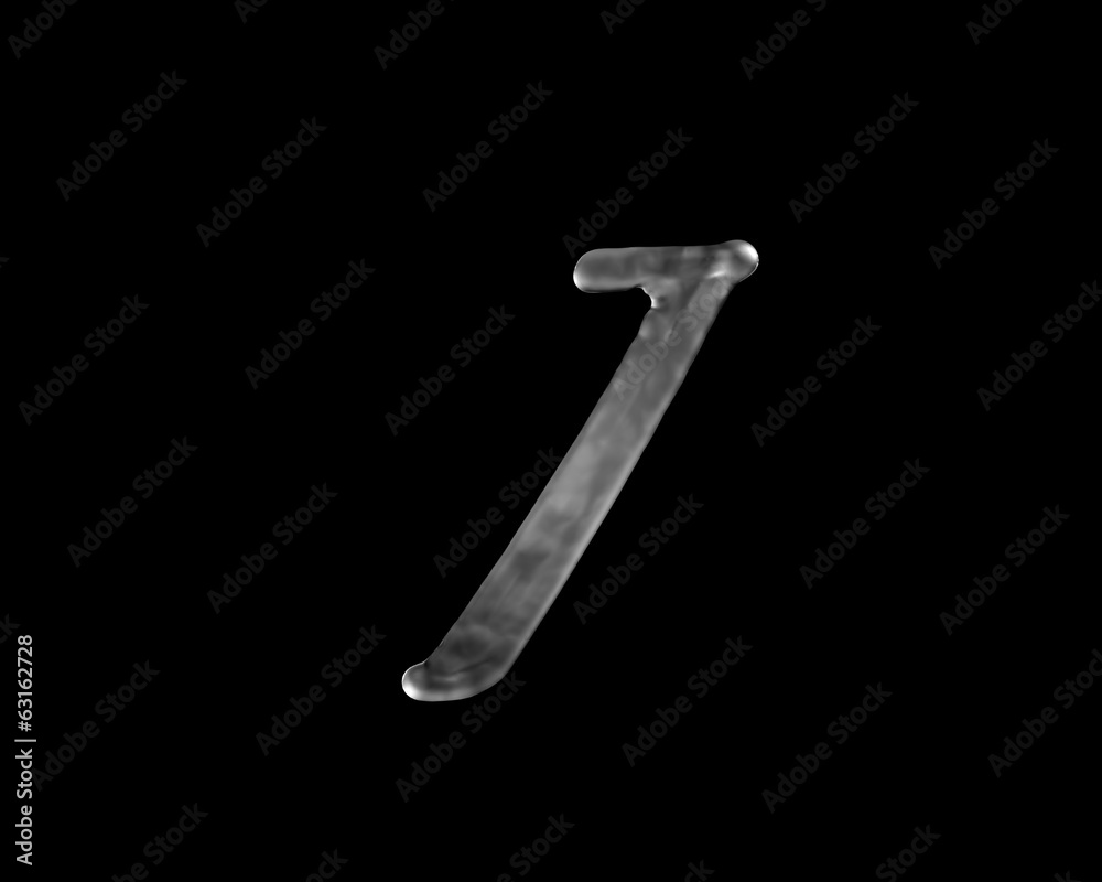 液体の文字 液体の文字