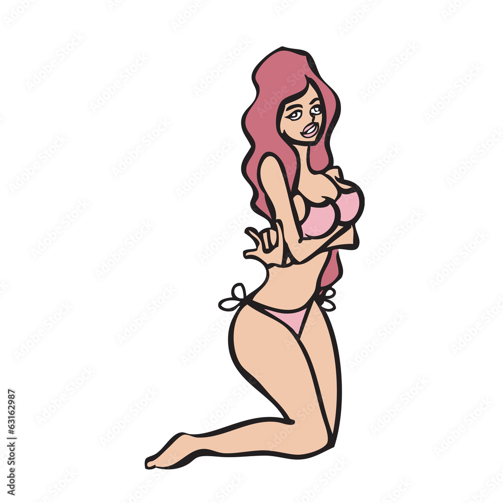 Vacation woman in bikini