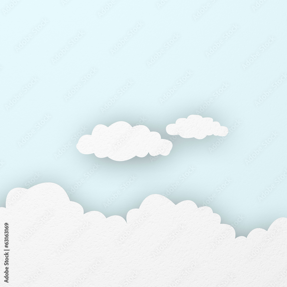 紙の雲