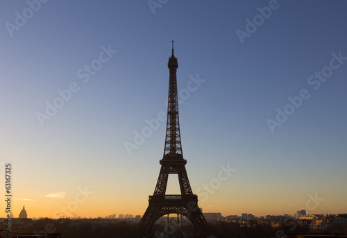 Eiffel Tower at Sunrise © mikecleggphoto