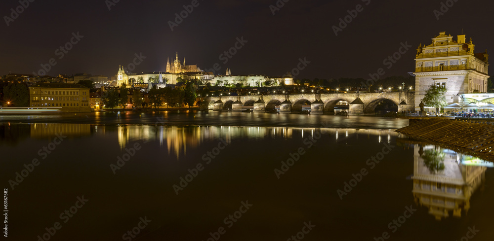 St Vitus Cathedral, Prague Castle and Charles Bridge