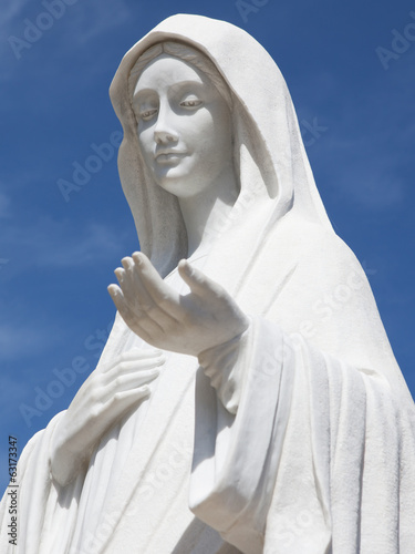 Fototapeta Statue of Virgin Mary, Medjugorje