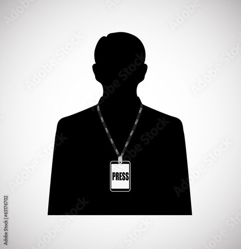 silhouette reporter