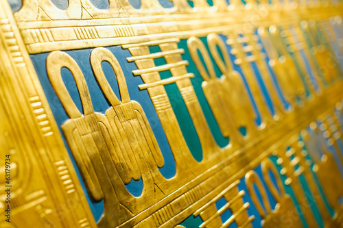 egypt hieroglyphs on a sargophagus