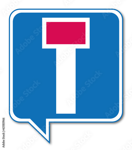 Logo voie sans issue.