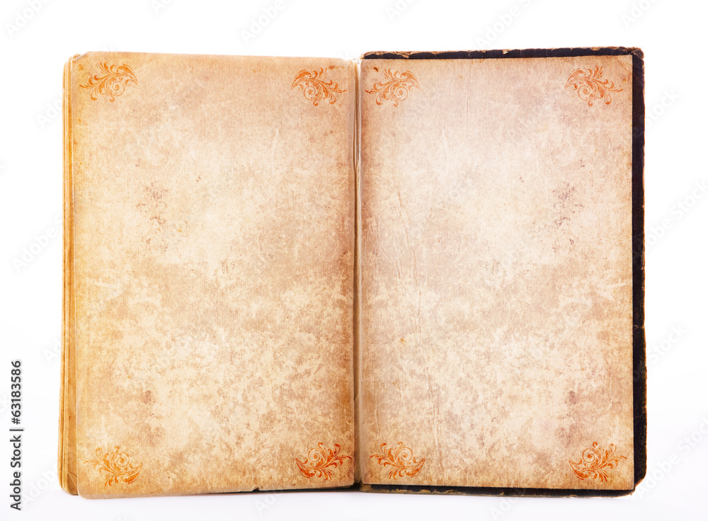 Note pad with ornament Note pad with ornament