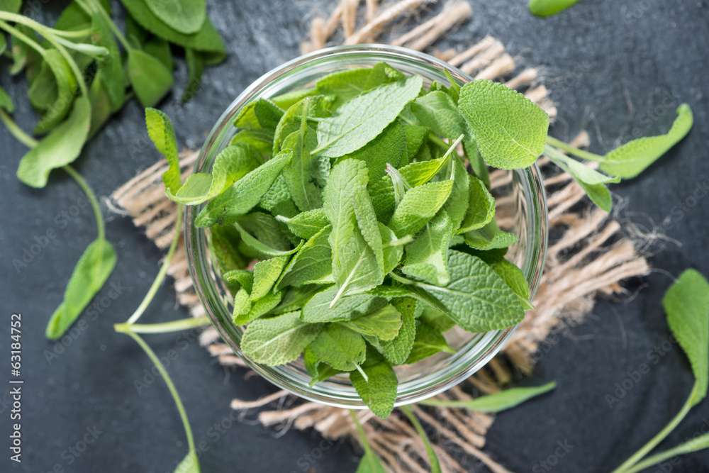 Fresh Sage in a bowl Fresh Sage in a bowl